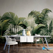 Load image into Gallery viewer, Tropical Watercolor - Wall Mural in dubai, Abu Dhabi and all UAE
