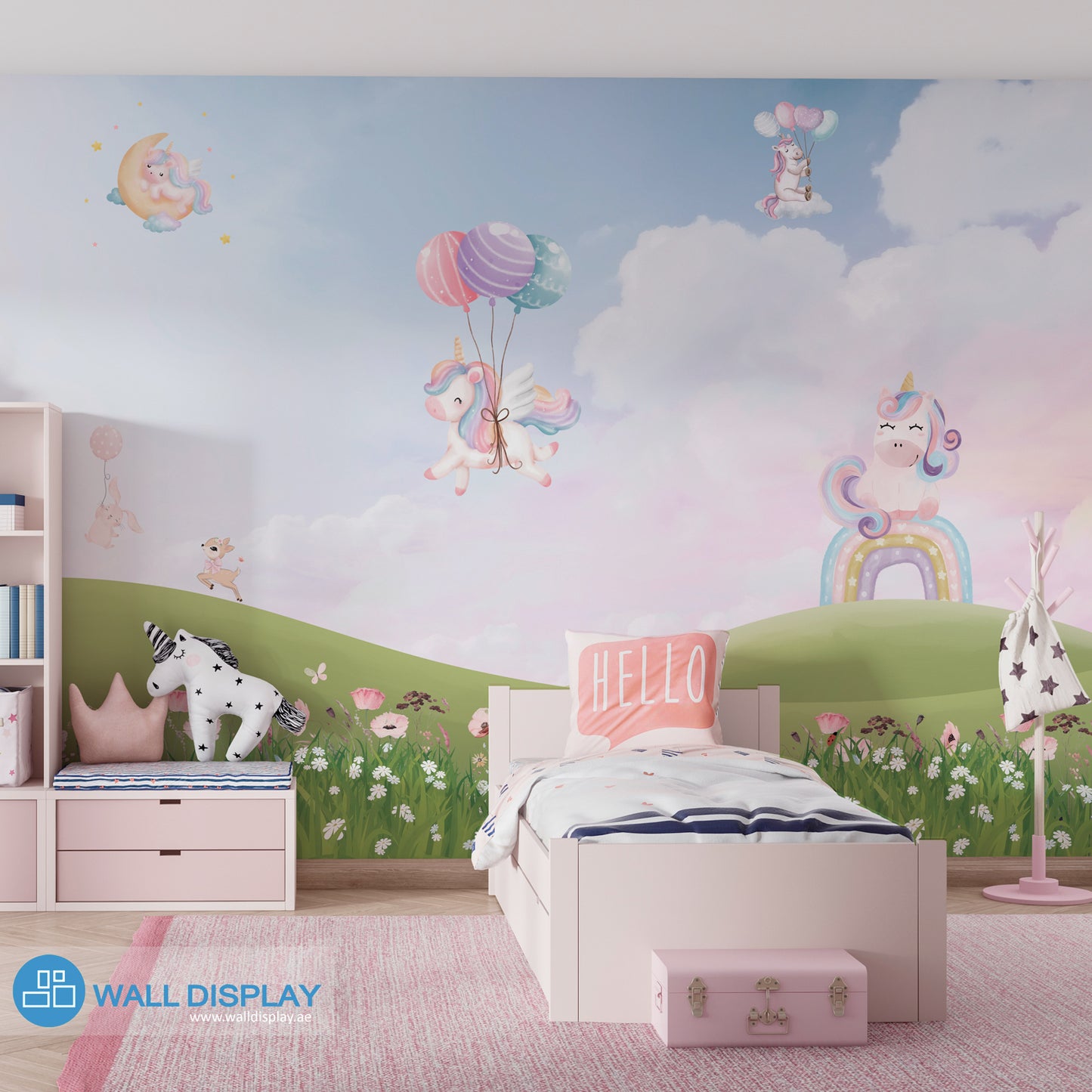 Unicorn Dreams - Kids Wallpaper walldisplay wallpaper-dubai