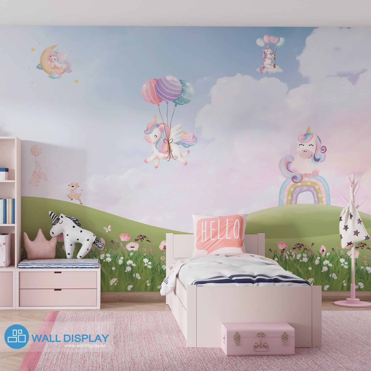 Unicorn Dreams - Kids Wallpaper walldisplay wallpaper-dubai