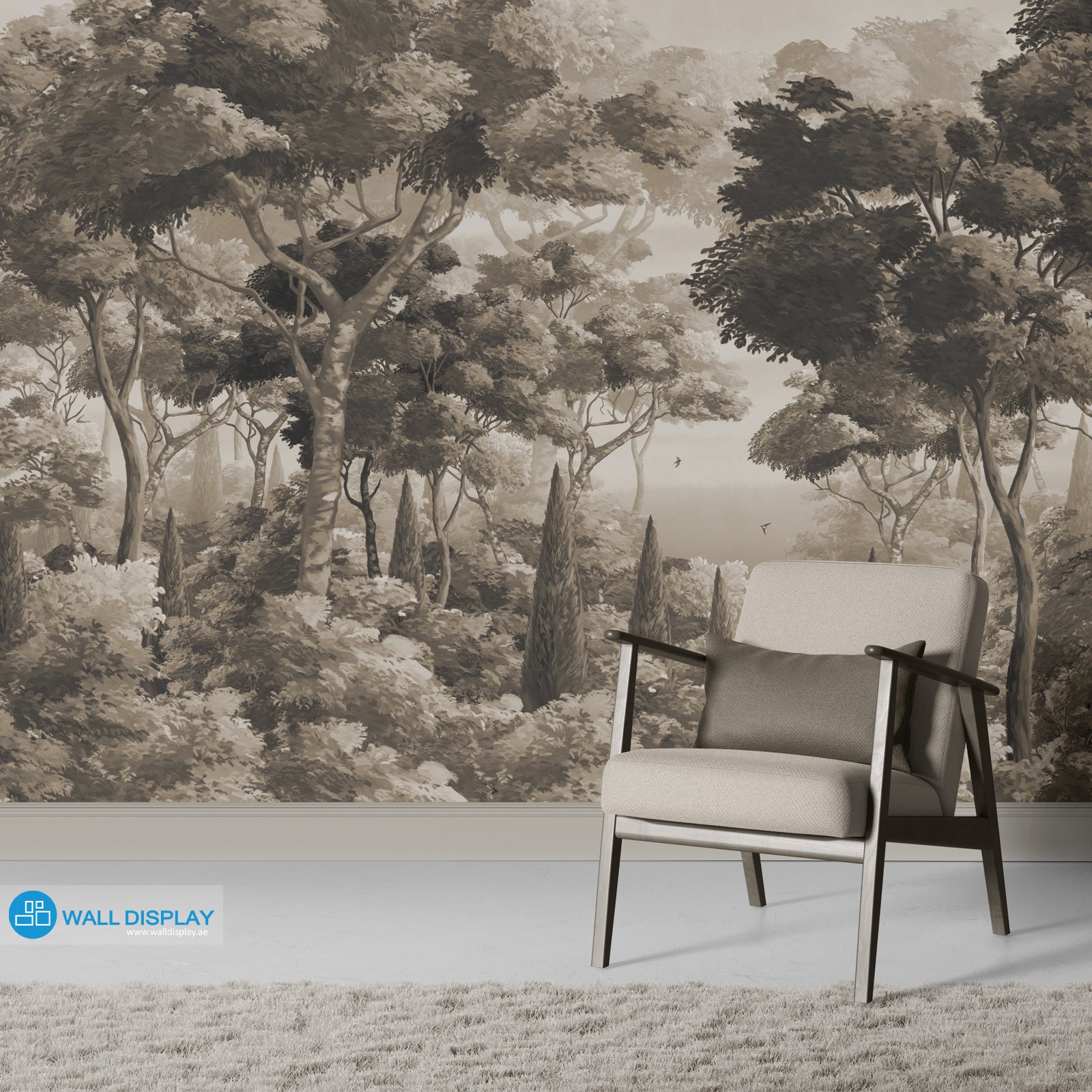 Velvet Forest Wall Mural in Dubai, Abu Dhabi and all UAE