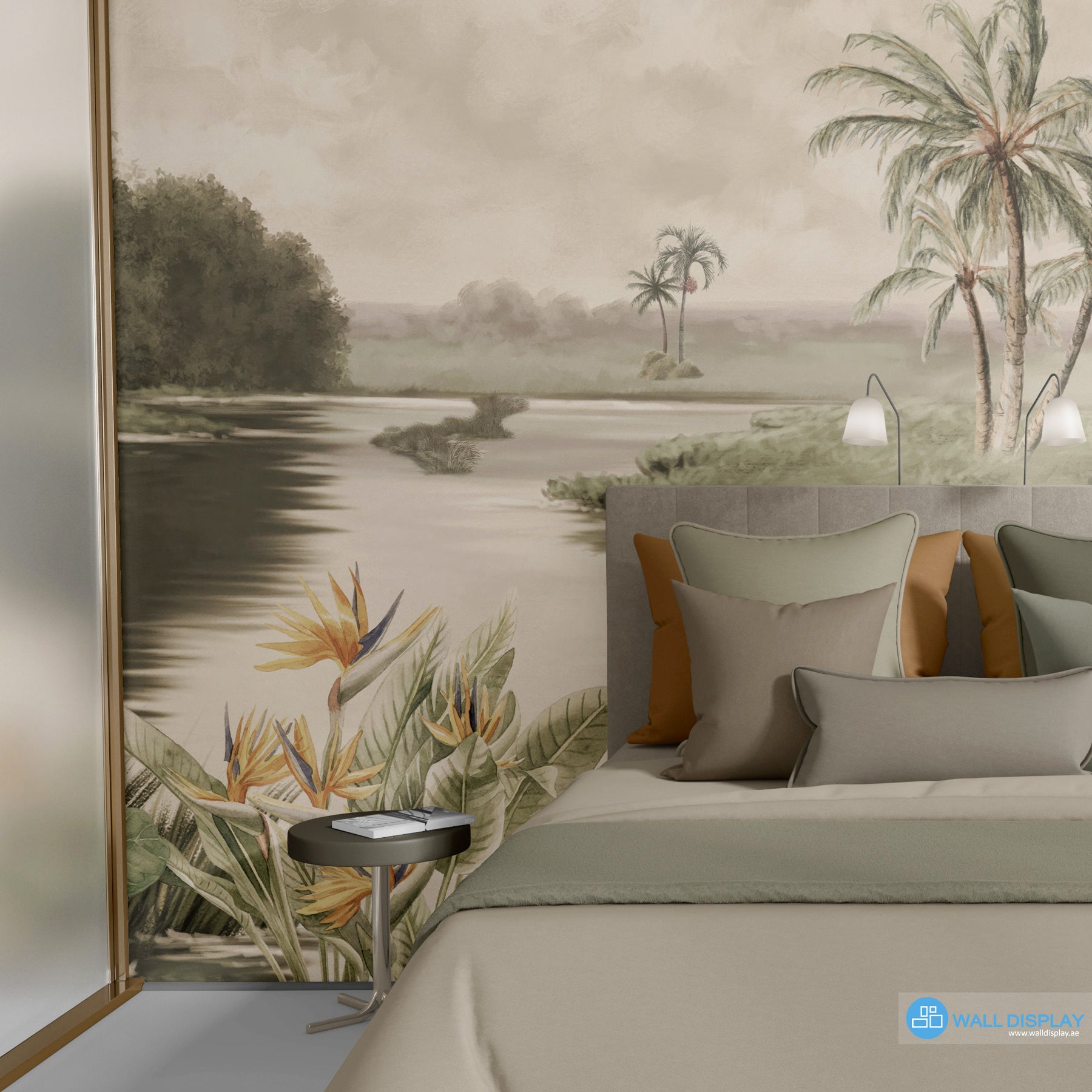 Verdant Riverside Wall Mural in Dubai, Abu dhabi and All UAE