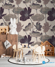 Load image into Gallery viewer, Vintage Petals Floral Wallpaper in Dubai, Abu dhabi and All UAE
