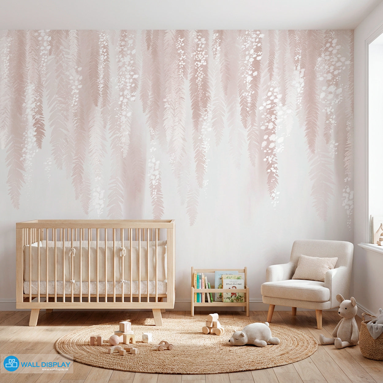 Whispering Ferns Kids room wallpaper Dubai Abu Dhabi UAE