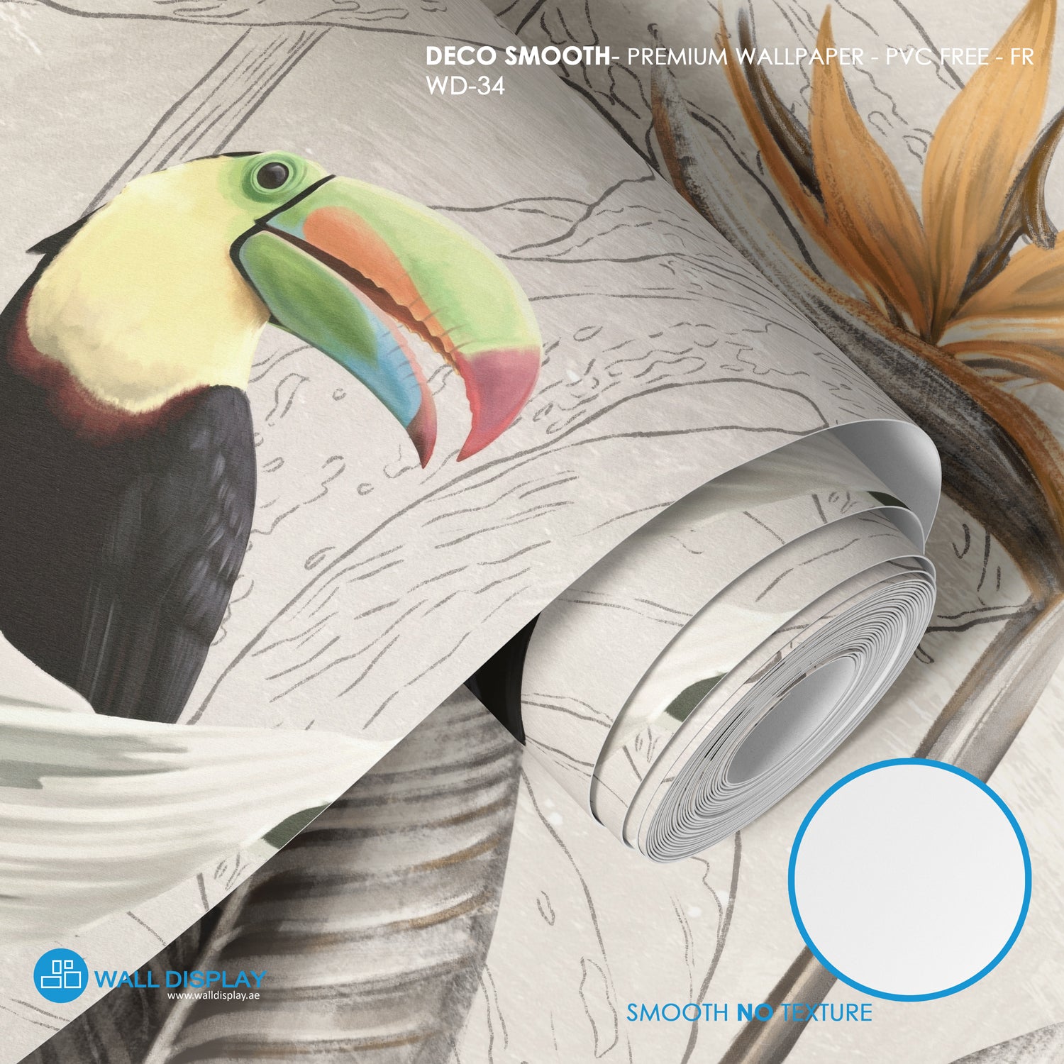 Whispers of the Tropics Wallpaper in Dubai, Abu Dhabi and all UAE