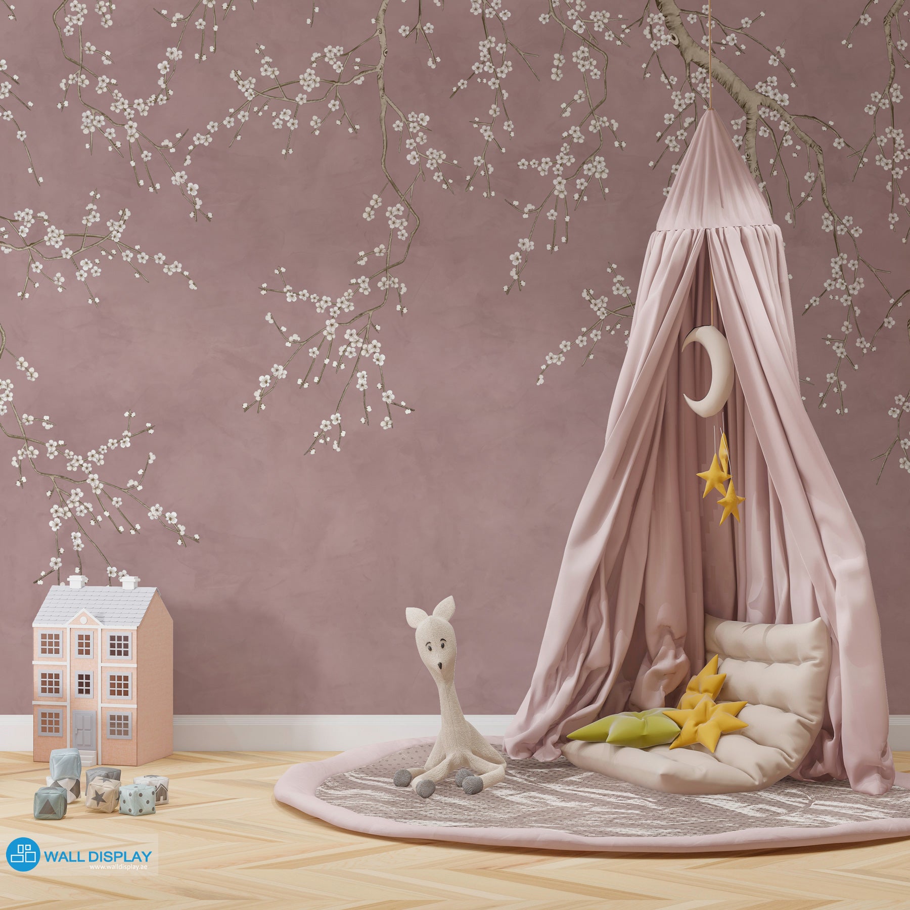White Cherry Blossom Wallpaper in Dubai, Abu Dhabi and all UAE