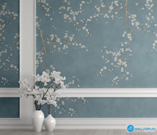 Load image into Gallery viewer, White Cherry Blossom Wallpaper in Dubai, Abu Dhabi and all UAE

