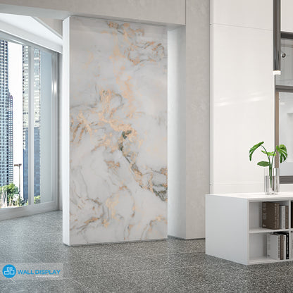 White Gold Marble Wallpaper in Dubai, Abu dhabi and All UAE