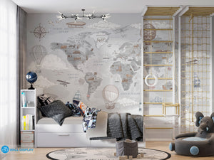 World Map Kids Wallpaper in Dubai, Abu dhabi and All UAE
