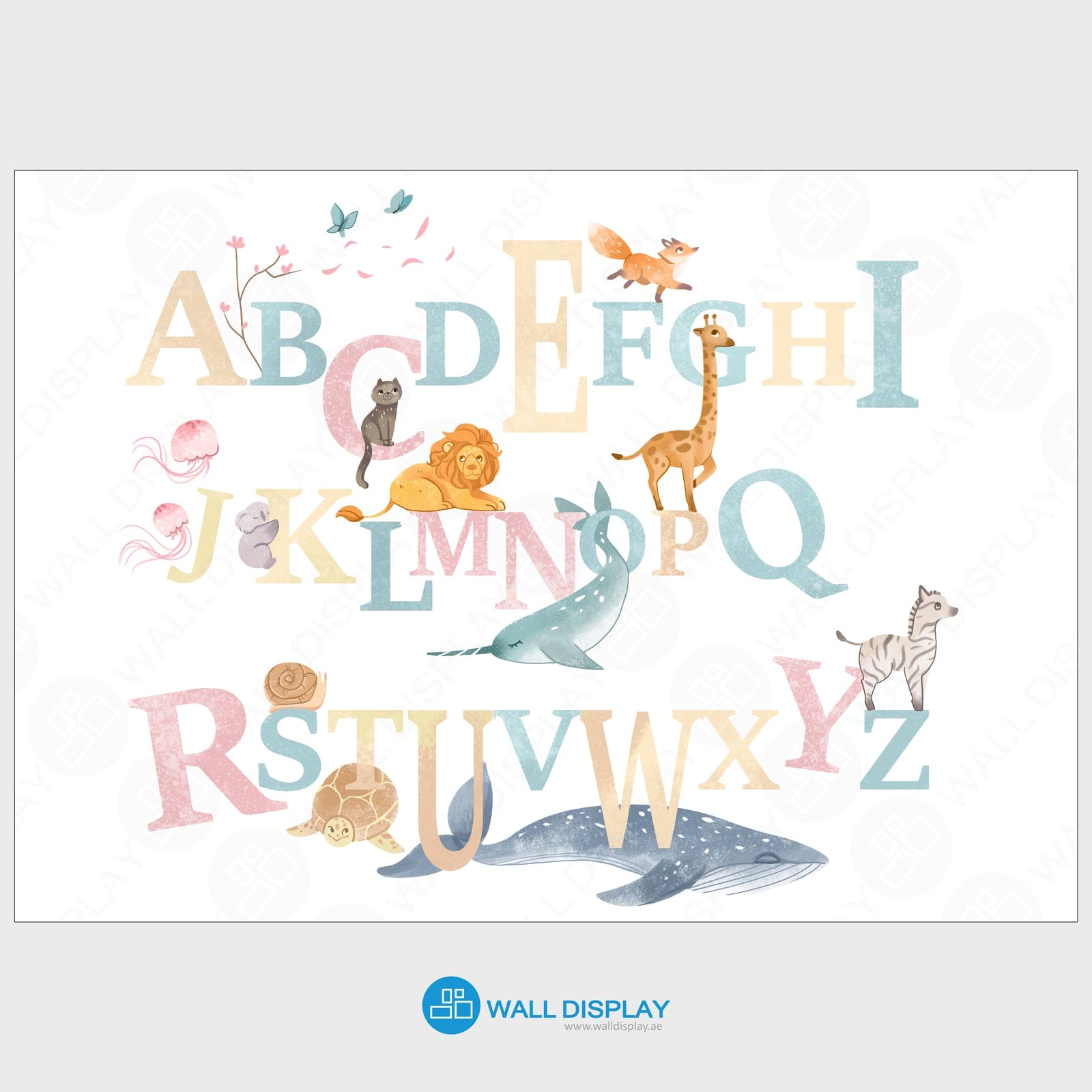 ABC - Kids Wallpaper walldisplay wallpaper-dubai