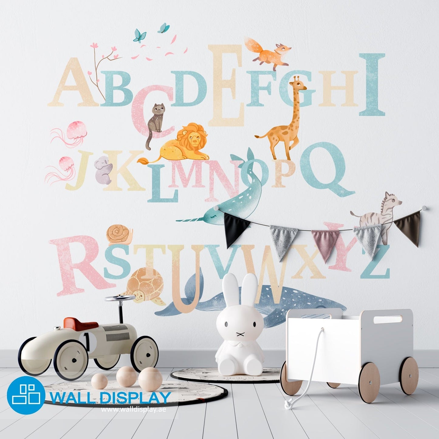 ABC - Kids Wallpaper walldisplay wallpaper-dubai