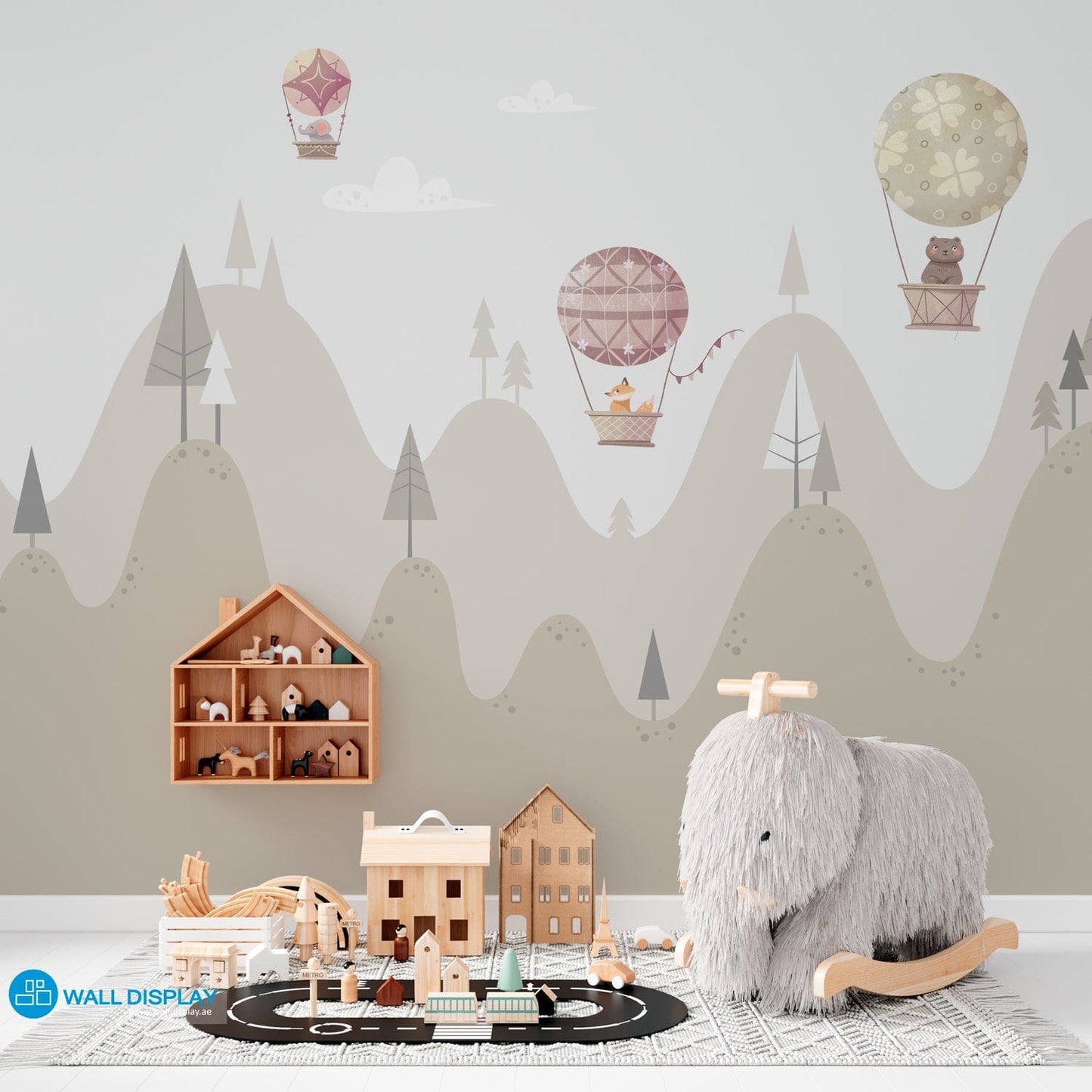 Adventure Peaks - Kids Wallpaper walldisplay wallpaper-dubai