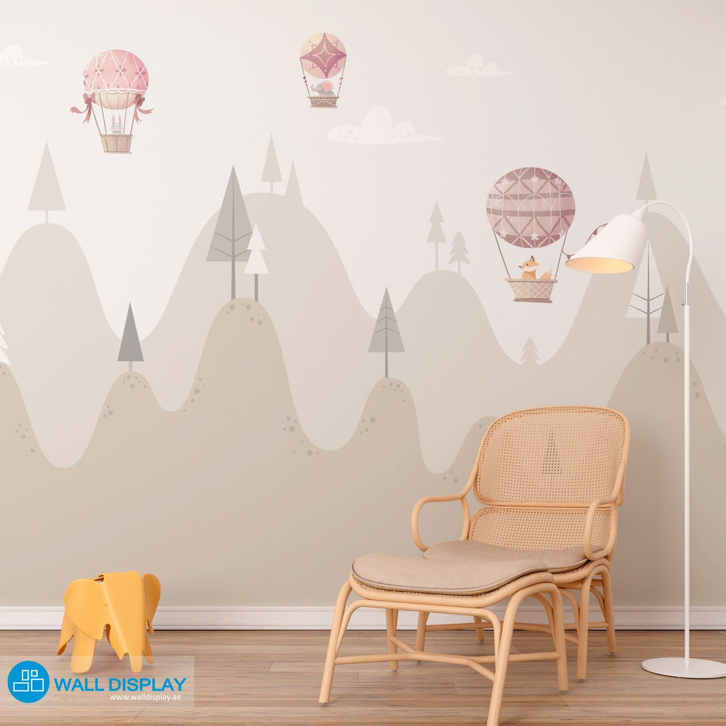 Adventure Peaks - Kids Wallpaper walldisplay wallpaper-dubai