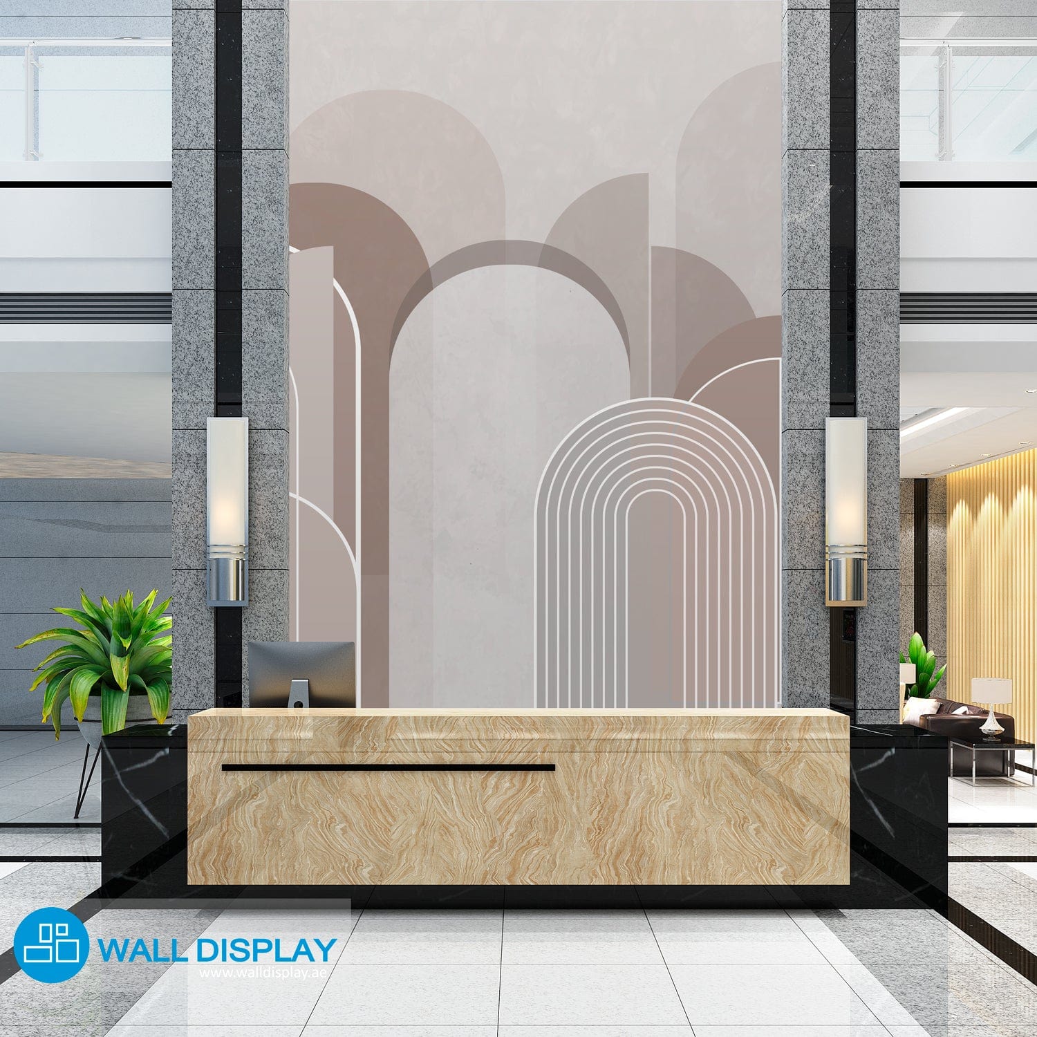 Arches Abstract - Wall Mural walldisplay wallpaper-dubai