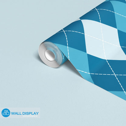 Argyle Pattern Wallpaper walldisplay wallpaper-dubai