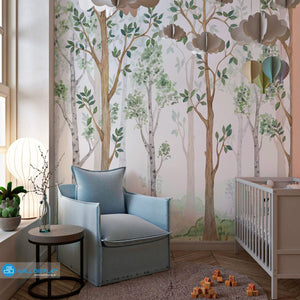 Aspen Forest - Kids Wallpaper walldisplay wallpaper-dubai