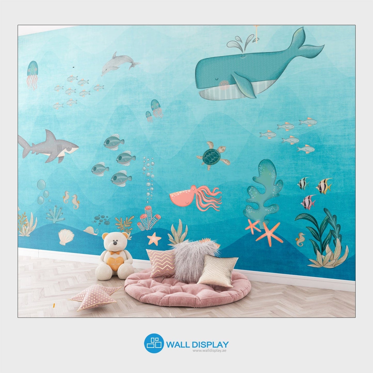 Beneath the Waves - Kids Wallpaper in dubai, Abu Dhabi and all UAE