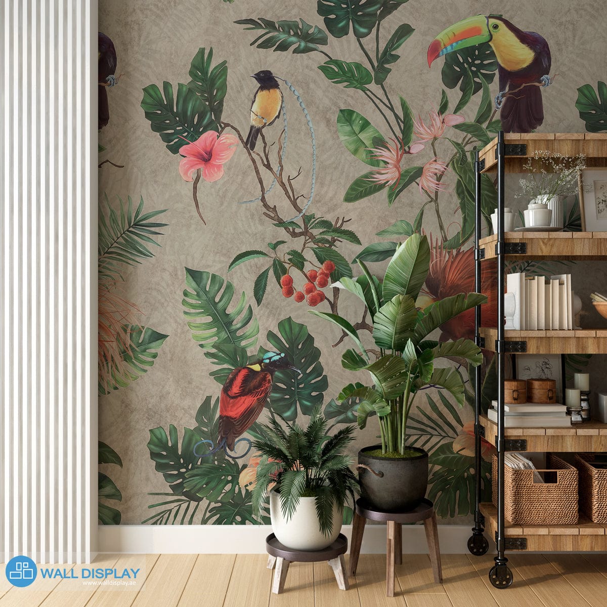Birds of Paradise - Pattern Wallpaper in dubai, Abu Dhabi and all UAE