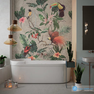 Birds of Paradise - Pattern Wallpaper in dubai, Abu Dhabi and all UAE