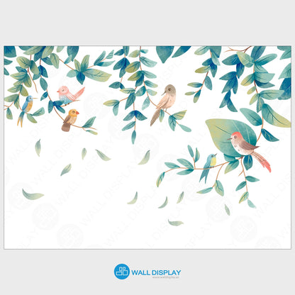 Birdy Birds - Kids Wallpaper walldisplay wallpaper-dubai