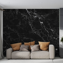Load image into Gallery viewer, Black Marble - Wall Mural walldisplay wallpaper-dubai
