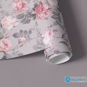 Bloom Powder Room - Floral Wallpaper walldisplay wallpaper-dubai
