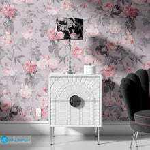 Load image into Gallery viewer, Bloom Powder Room - Floral Wallpaper walldisplay wallpaper-dubai
