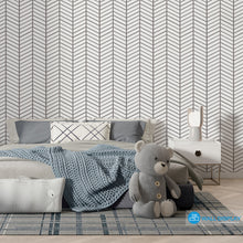 Load image into Gallery viewer, Chevron Pattern II Wallpaper for Boys &amp; Girls in dubai, Abu Dhabi and all UAE

