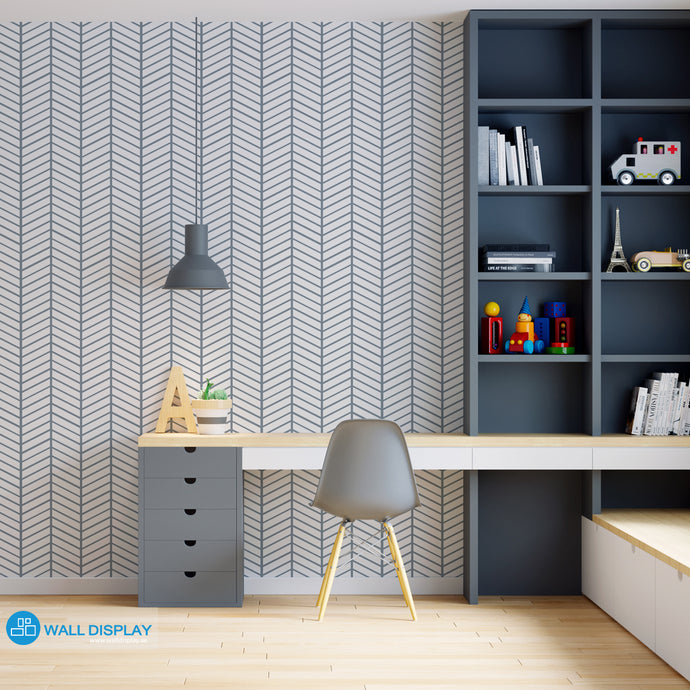 Chevron Pattern II Wallpaper for Boys & Girls in dubai, Abu Dhabi and all UAE