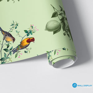 Citrus Blooms - Pattern Wallpaper walldisplay wallpaper-dubai
