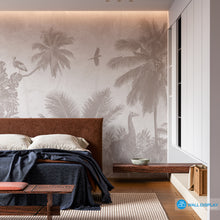 Load image into Gallery viewer, Tropical Oasis - Wall Mural in Dubai, Abu Dhabi and all UAE
