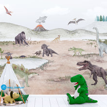 Load image into Gallery viewer, Dinosaurs World - Kids Wallpaper in Dubai, Abu Dhabi and all UAE
