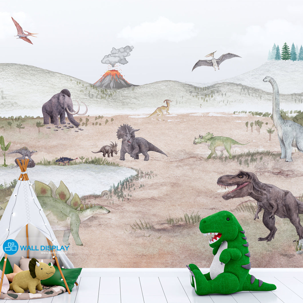 Dinosaurs World - Kids Wallpaper in Dubai, Abu Dhabi and all UAE