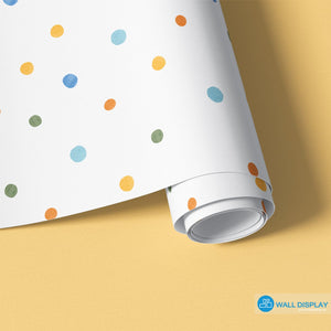 Dotty Dots III - Kids Wallpaper walldisplay wallpaper-dubai