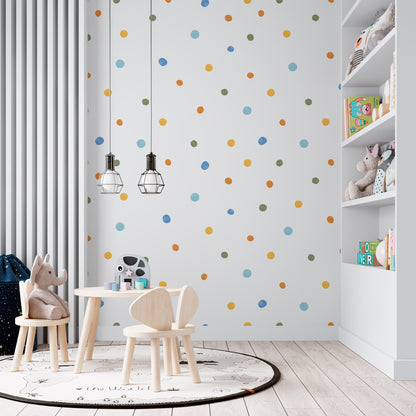 Dotty Dots Kids Wallpaper
