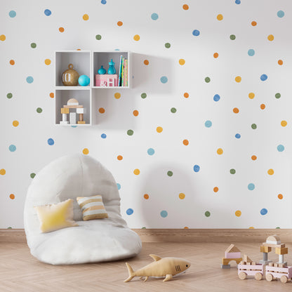 Dotty Dots Kids Wallpaper