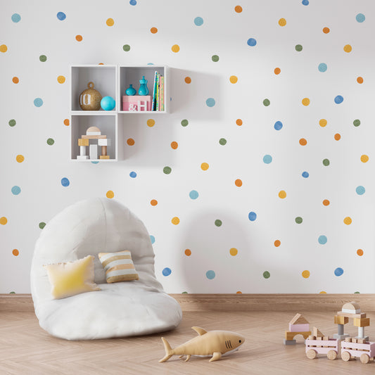 Dotty Dots Kids Wallpaper