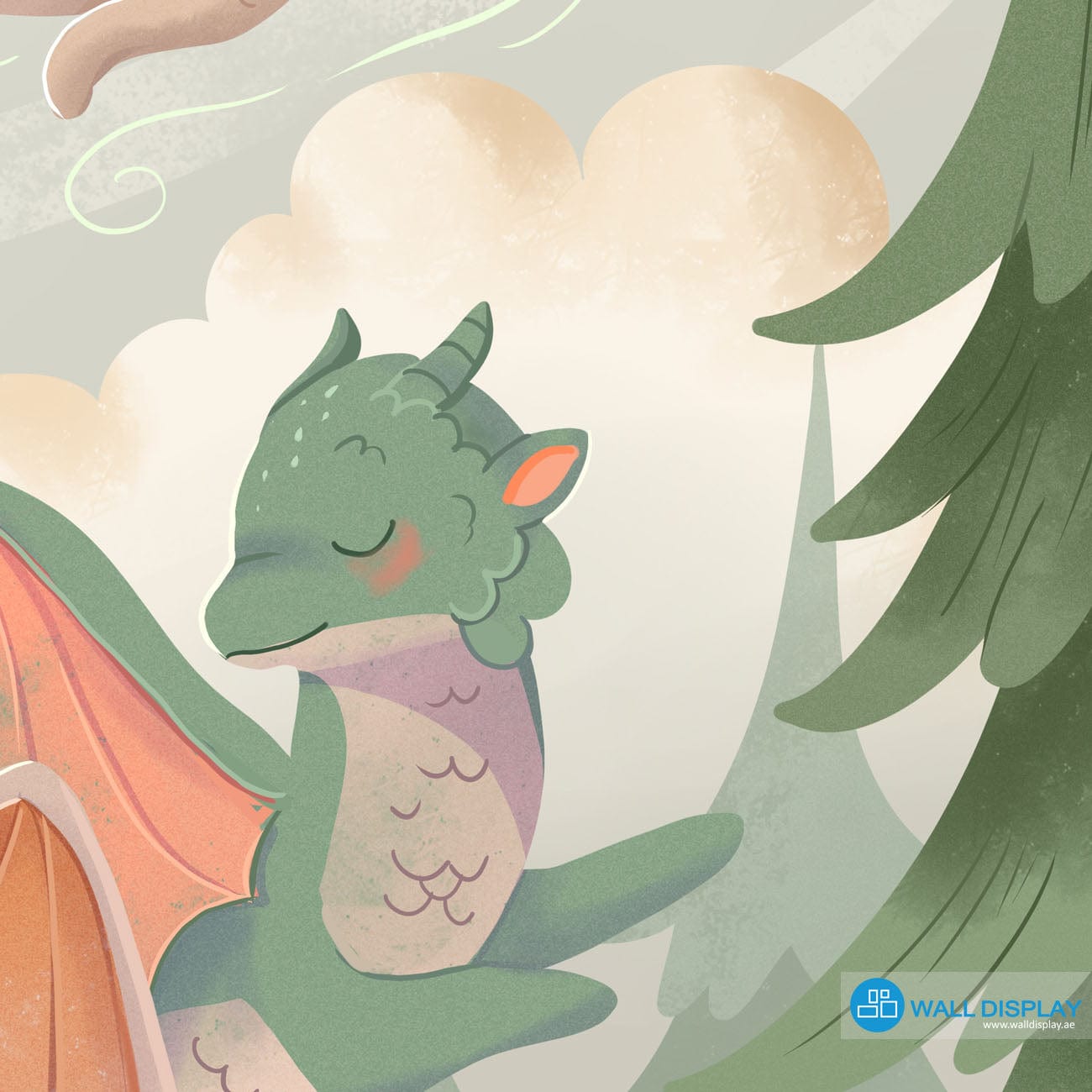 Dragons World - Kids Wallpaper walldisplay wallpaper-dubai