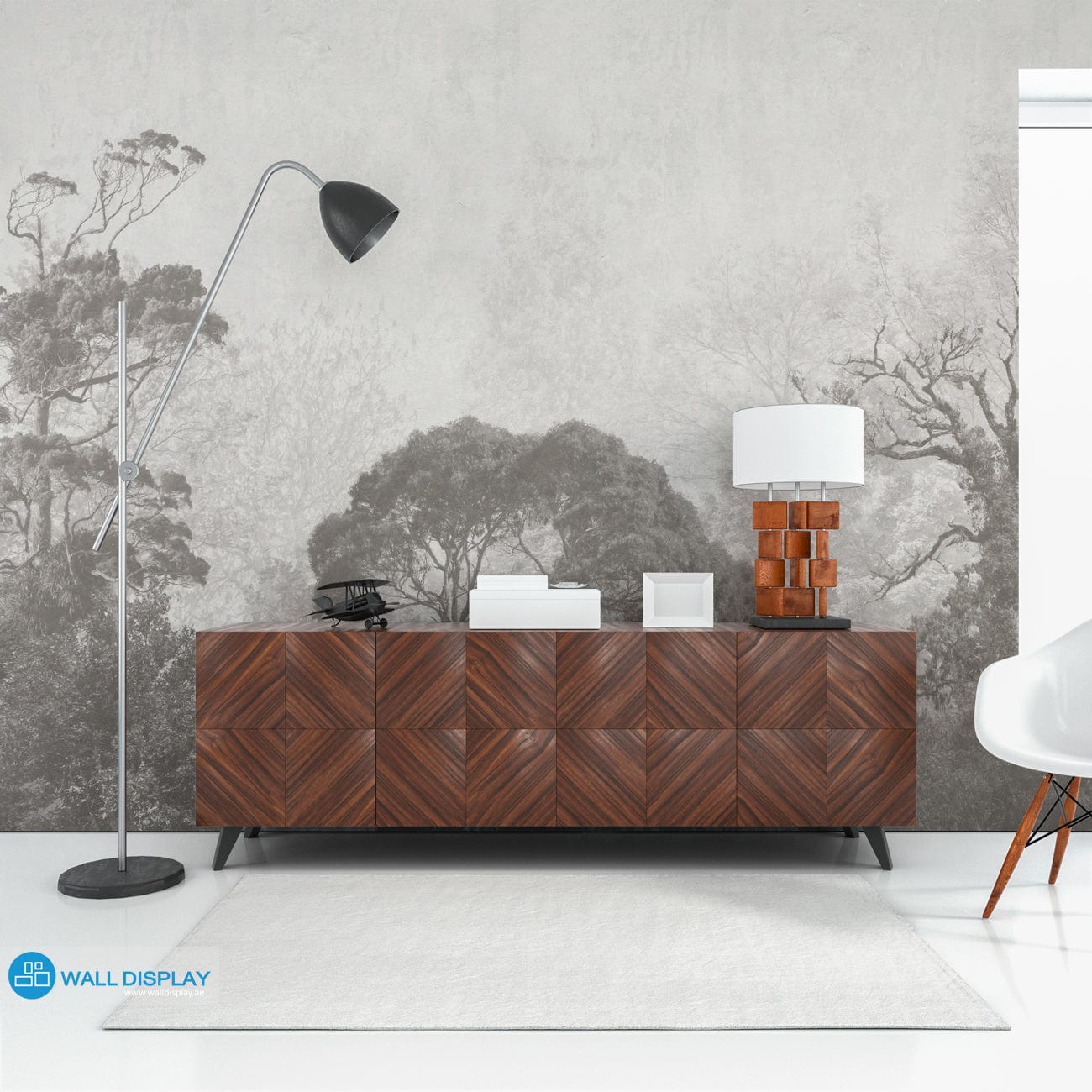 Ethereal Forest vintage wall mural walldisplay wallpaper-dubai