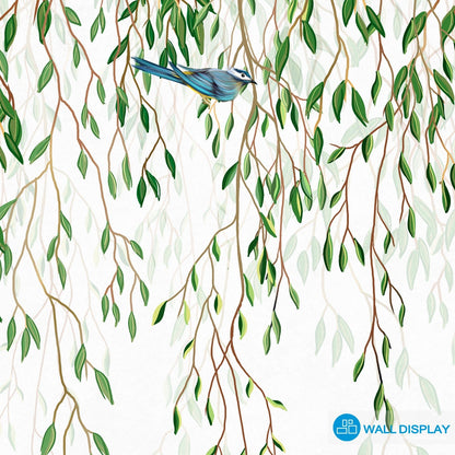 Falling Green II - Wall Mural walldisplay wallpaper-dubai