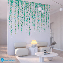 Load image into Gallery viewer, Falling Green Watercolor - Wall Mural walldisplay wallpaper-dubai
