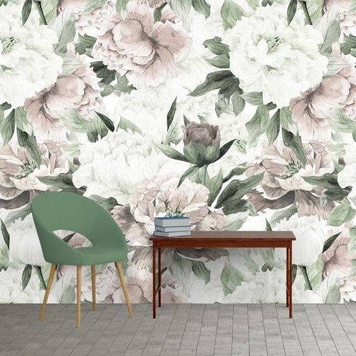 Floral Serenity Wallpaper walldisplay wallpaper-dubai