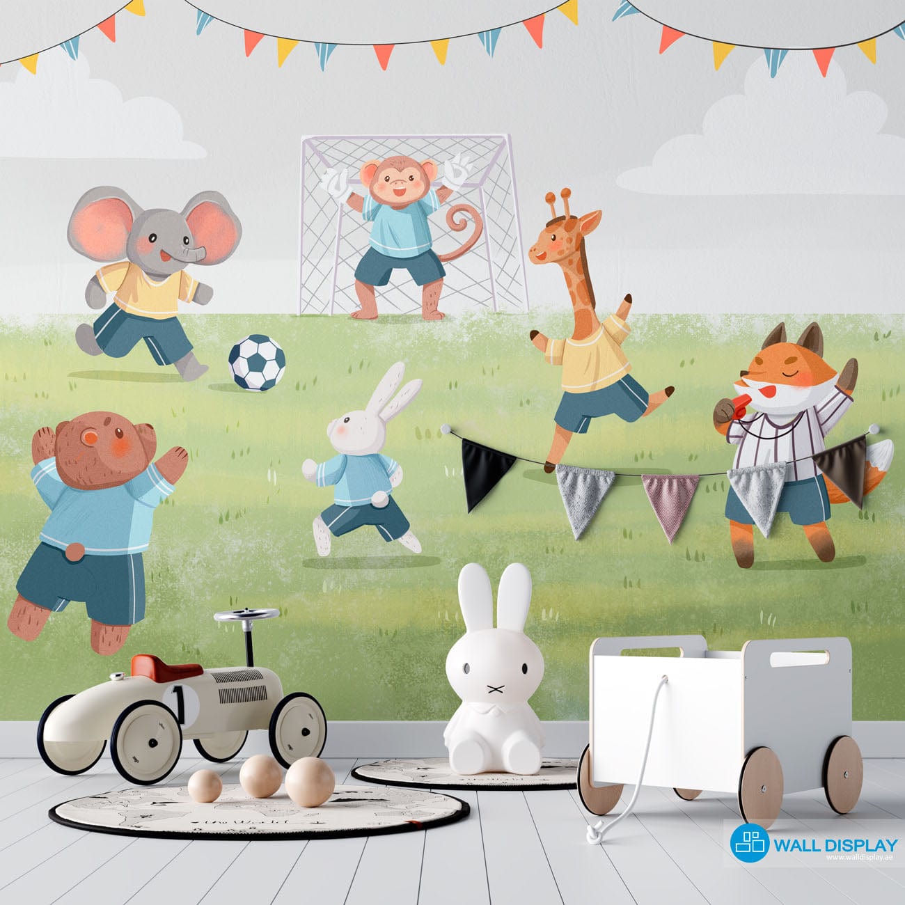 Football Champions - Kids Wallpaper walldisplay wallpaper-dubai
