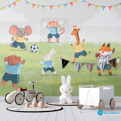 Football Champions - Kids Wallpaper walldisplay wallpaper-dubai