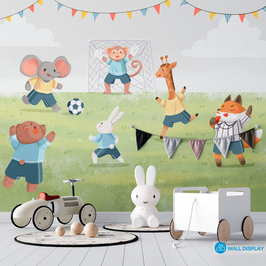 Football Champions - Kids Wallpaper walldisplay wallpaper-dubai