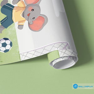 Football Champions - Kids Wallpaper walldisplay wallpaper-dubai