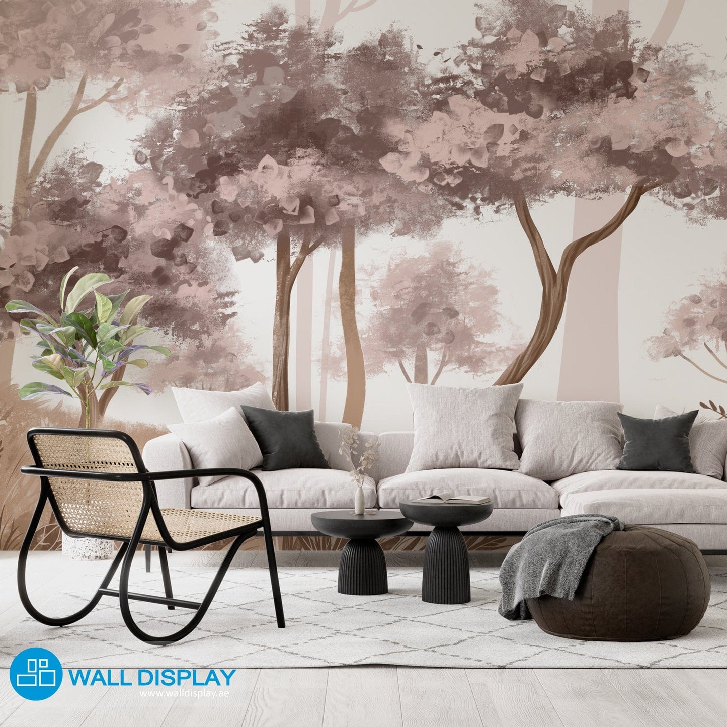 Forest Watercolors - Wall Mural in dubai, Abu Dhabi and all UAE