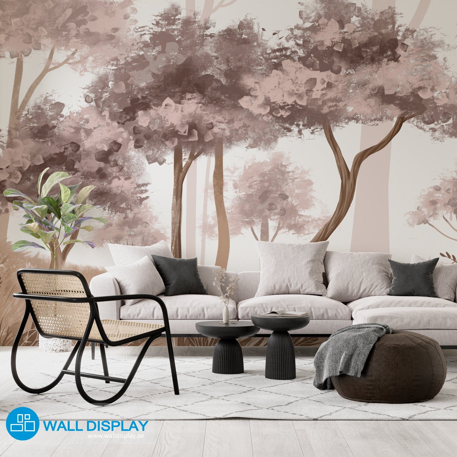 Forest Watercolors - Wall Mural in dubai, Abu Dhabi and all UAE