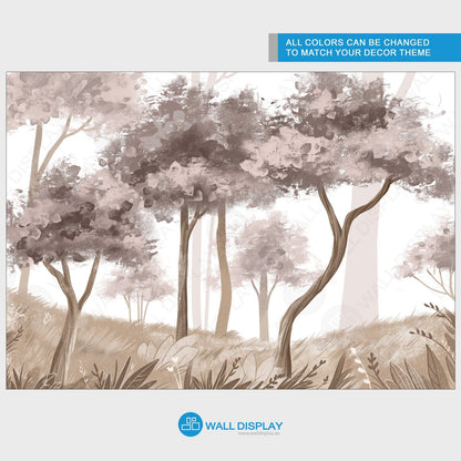 Forest Watercolors - Wall Mural in dubai, Abu Dhabi and all UAE