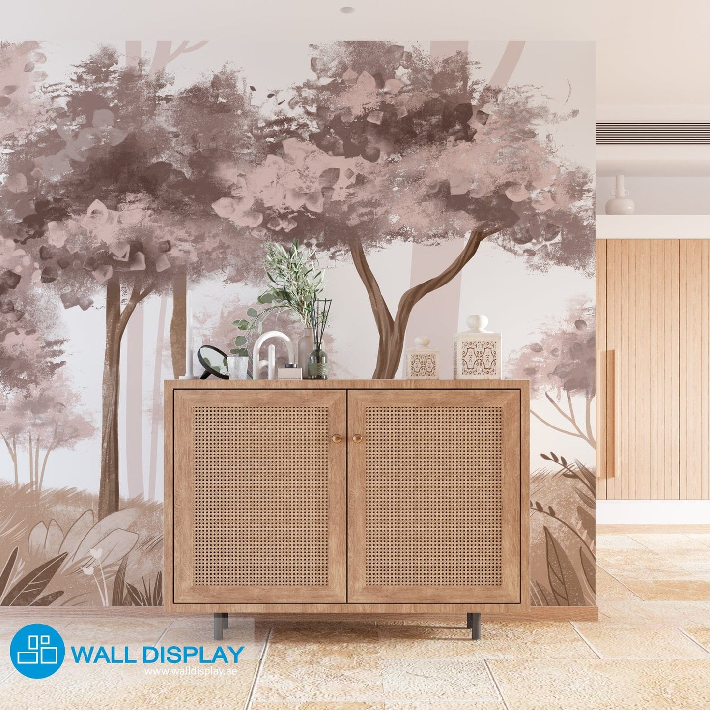 Forest Watercolors - Wall Mural in dubai, Abu Dhabi and all UAE