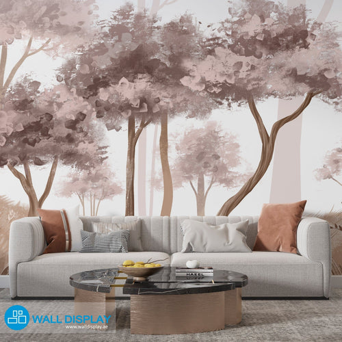 Forest Watercolors - Wall Mural in dubai, Abu Dhabi and all UAE